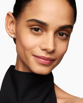 Cushion Stud Earrings in 18K Yellow Gold with Diamonds, 8mm